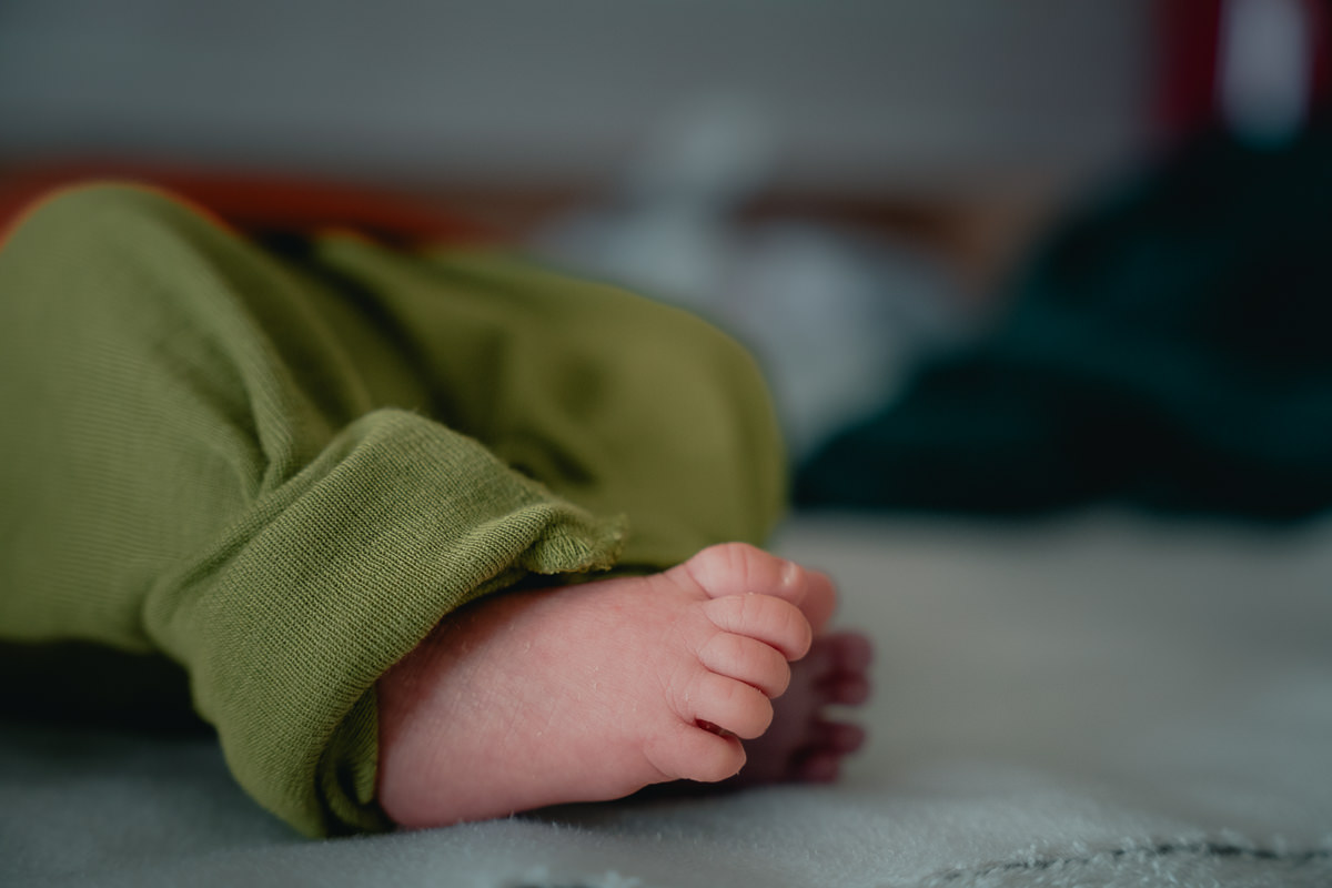 Babyfüße Neugeborenenfotografie Saarland
